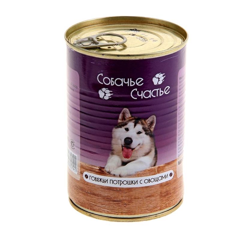 Говяжьи потрошки с овощами, банка 410 гр