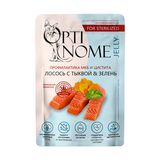 Влажный корм для взрослых стерилизованных кошек для профилактики МКБ и цистита с лососем, тыквой и зеленью в желе 75 гр