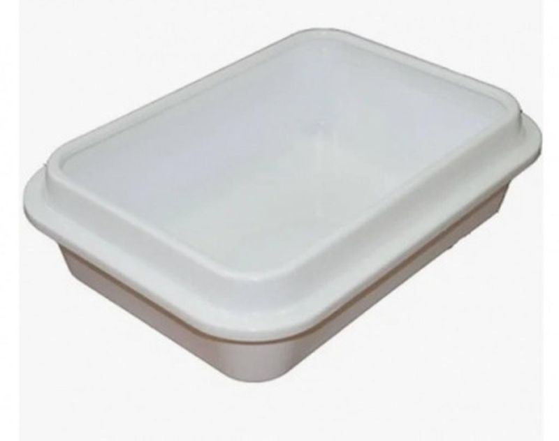 Сибирская кошка Туалет для кошек с бортиком Премиум белый