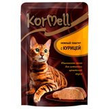 Корм консервированный для взрослых кошек паштет с курицей 75 гр