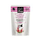 Корм консервированный д/взр стерилизованных кошек с индейкой кусочки в соусе 85 гр