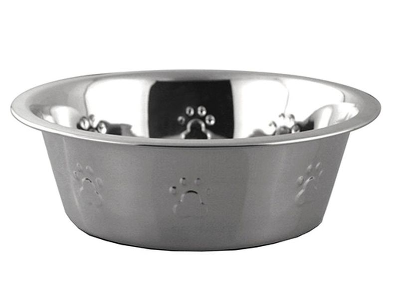 Миска из нержавеющей стали с лапками на стенках 4 л
