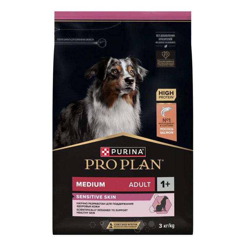 Dog Medium Adult Sensitive skin OPTIDERMA 3 кг