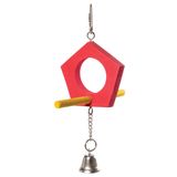 Игрушка для птиц "Качели-домик" 175/205*125 мм