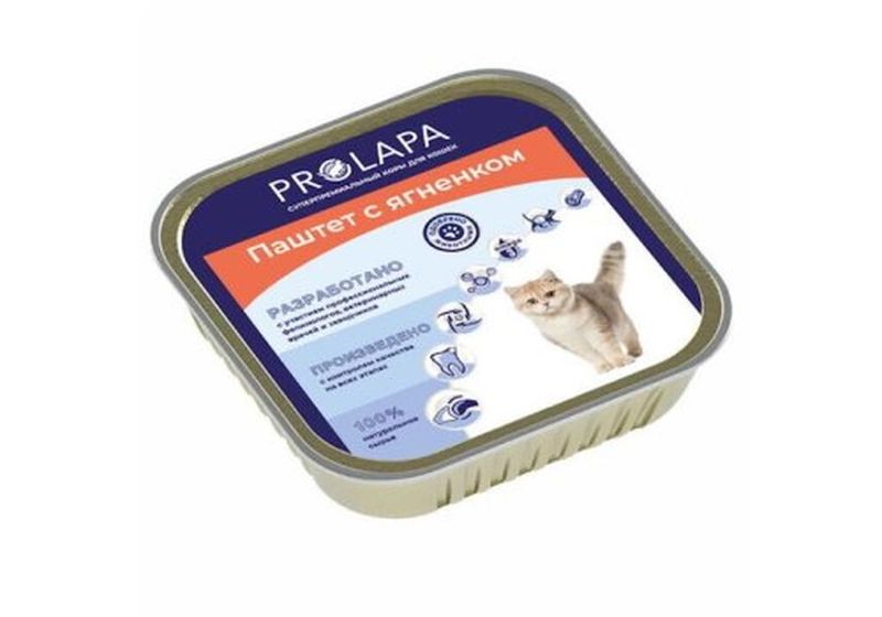 Ламистер корм д/кошек 100 гр паштет с ягненком