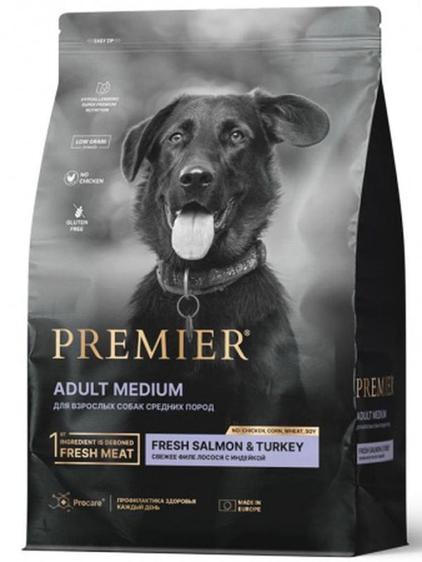 Adult Medium Salmon&Turkey 1 кг