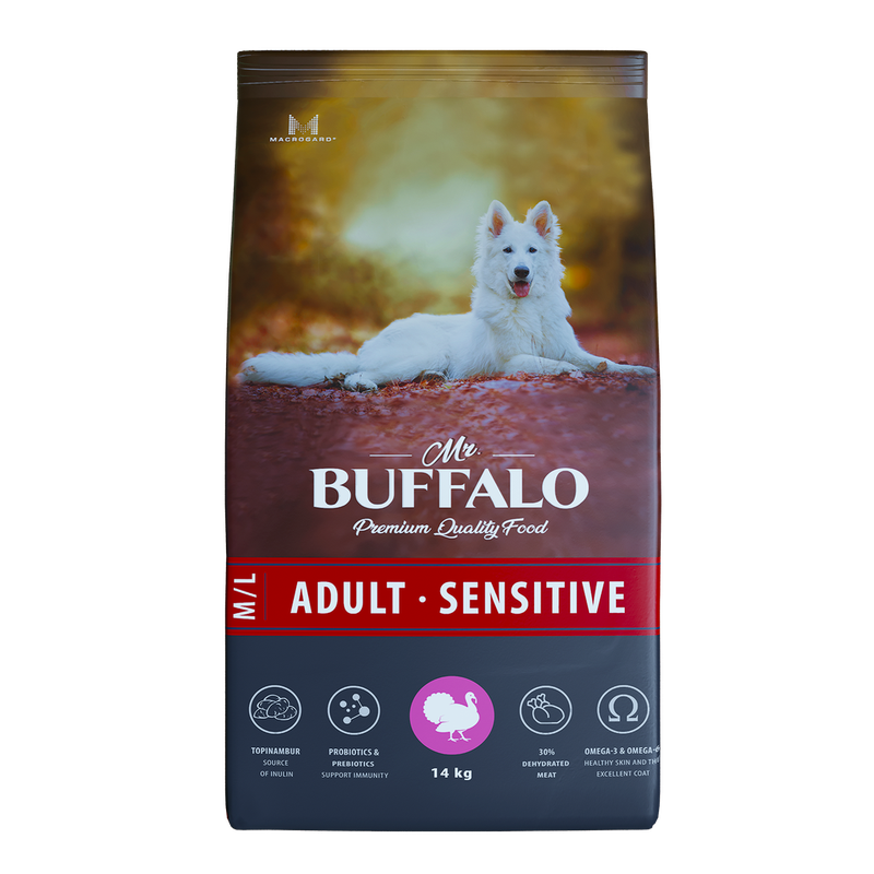 ADULT M/L SENSITIVE Turkey 14 кг