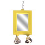 Игрушка для птиц - зеркало "Колокольчики" 80*175 мм