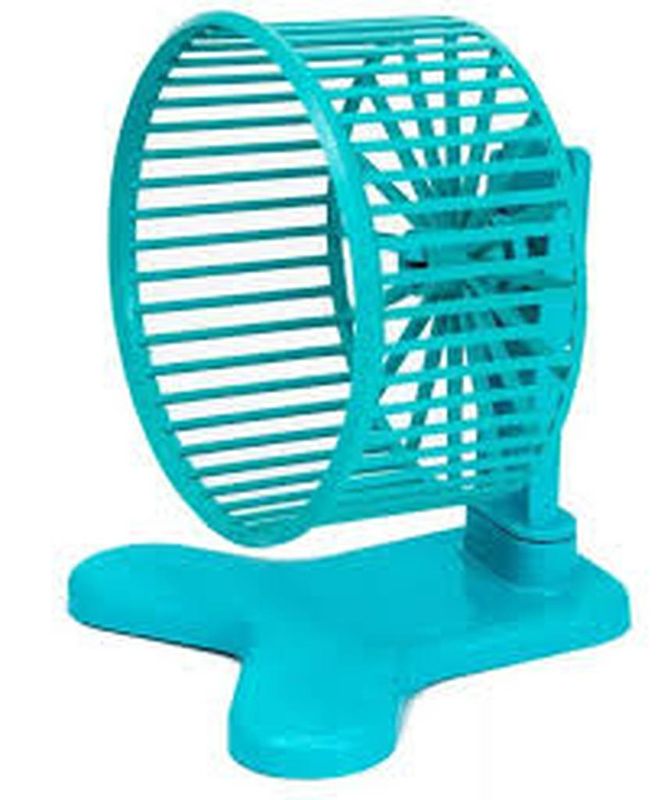 HOMEPET Колесо д/грызунов на подставке D 9 см бирюзовое