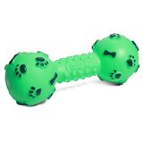 Игрушка для собак "Гантель с лапками и косточками" 140 мм