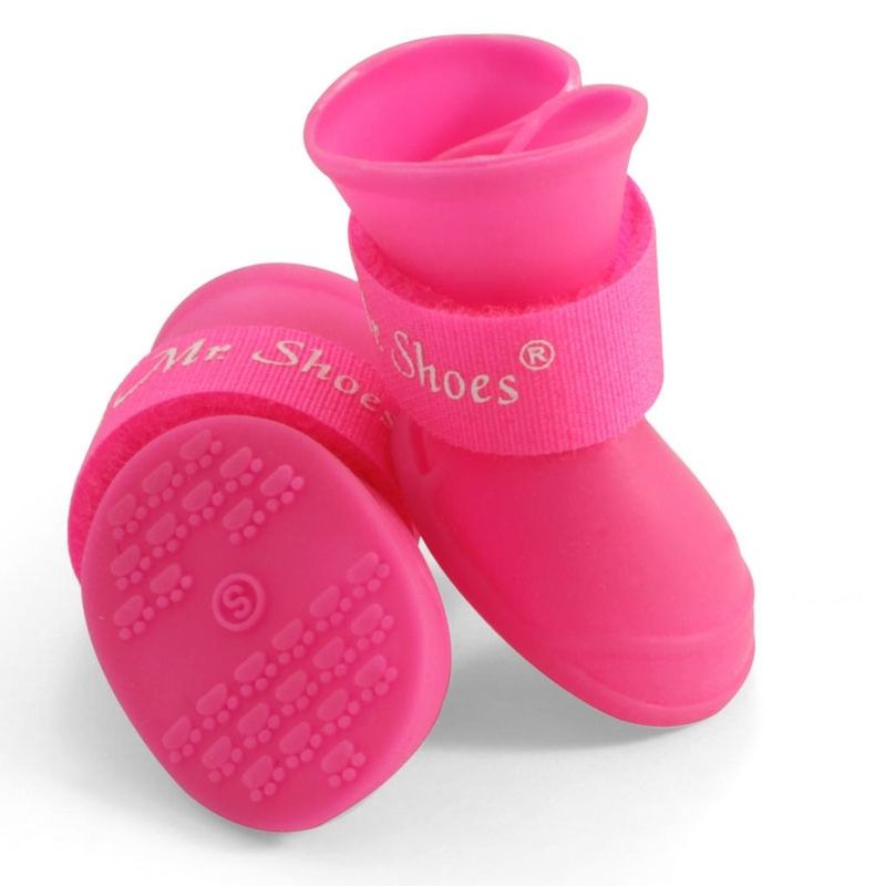 Сапожки для собак, розовые 4 х 3 х 4 см
