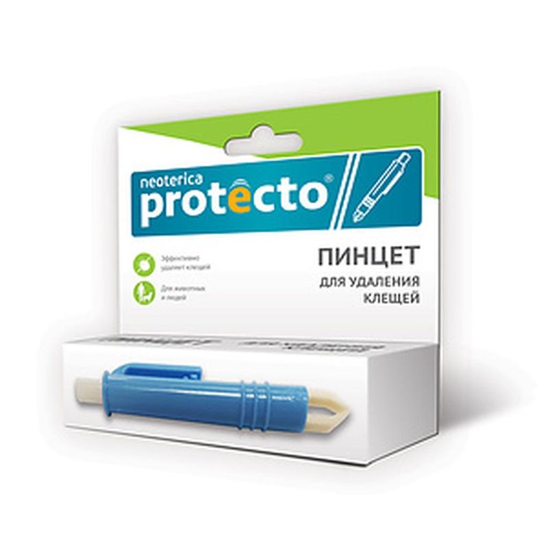 Пинцет для удаления клещей 1 шт
