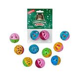 Игрушка для кошки "Мяч 40 мм с погремушкой" ведро 17 шт