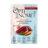 Влажный корм для взрослых стерилизованных кошек для контроля веса с олениной, бататом и розмарином в желе 75 гр