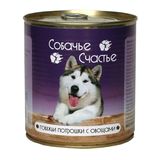 Говяжьи потрошки с овощами, банка 750 гр