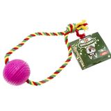 Сибирский Пёс Игрушка для Собаки "Супермяч" СРЕДНИЙ На верёвке ХБ " Кольцо"