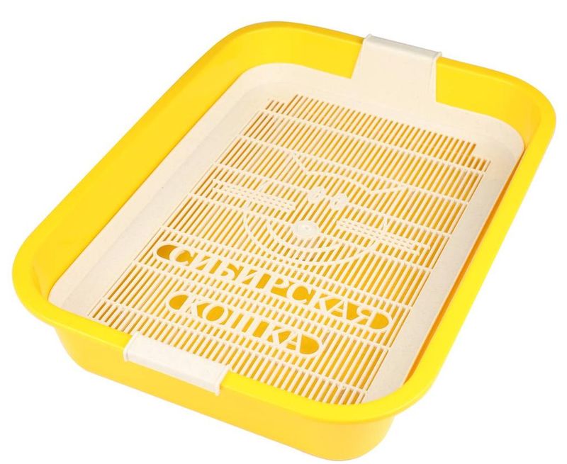 Туалет для кошек с сеткой 37.5 х 27 х 7.5 см Эконом