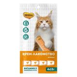 Крем-лакомство для кошек с курицей 4 шт х 15 гр