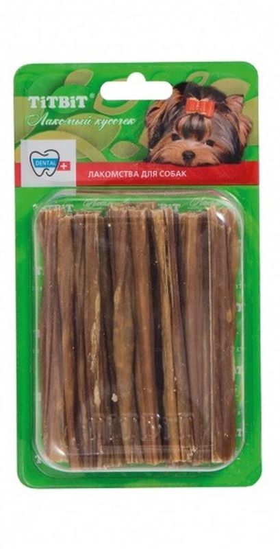 Кишки говяжьи для собак, блистер 50 гр (L)