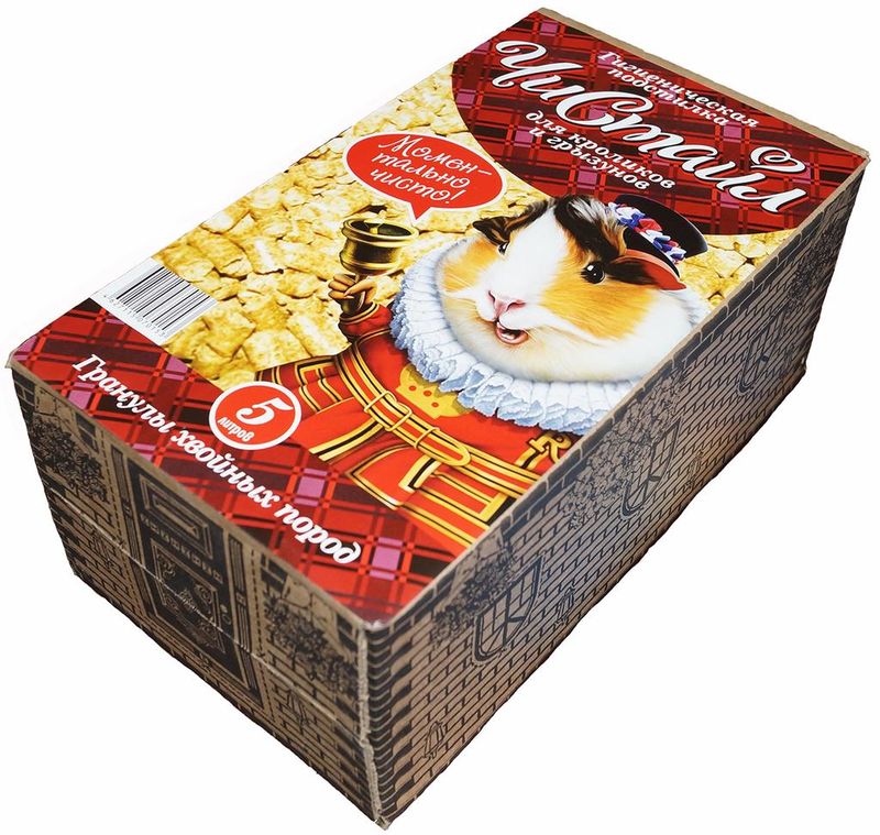 Хвойная гранула, гигиеническая подстилка для грызунов 5 л (3,05 кг)