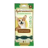 Зубочистики "Мятные" для собак средних пород, 4 шт 70 гр